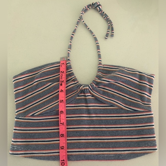 Aeropostale Stripe Halter Top - Picture 9 of 10